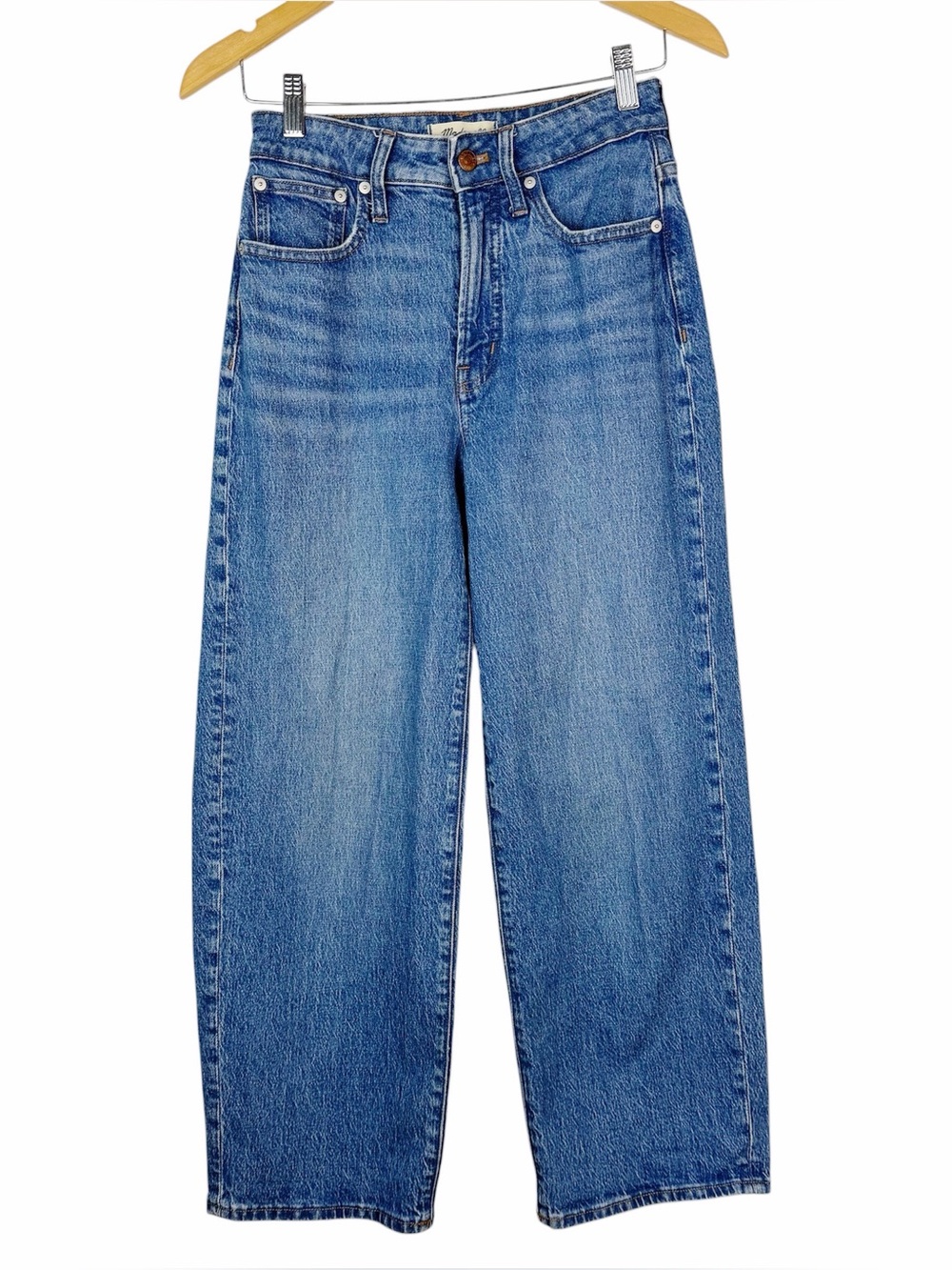 Madewell The Curvy Perfect Vintage Wide Leg Crop Jean Size 26